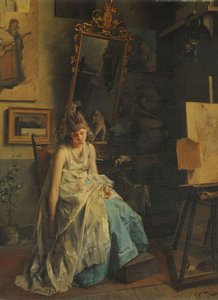 モデル 作： Domenico Induno